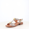 Sandales Imitation Crocodile